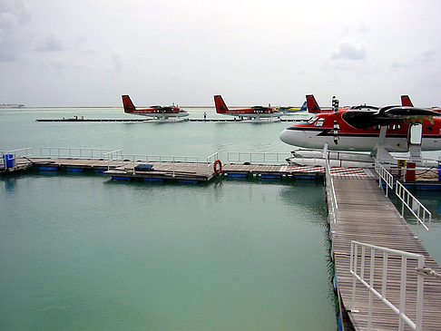 Flughafen für Wasserflugzeuge - Malediven