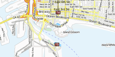 Stadtplan Long Beach