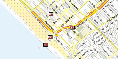 Santa Monica Los Angeles Stadtplan